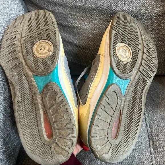 Nike Air Jordan Basketball Shoes Men's Size 10 Blue White Evolution 85 Sneakers - Picture 10 of 10